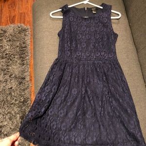 Navy Lace Dress